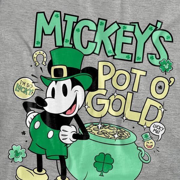 Disney Dam Pot O Gold Musse Pigg Heather St Patrick Athletic M