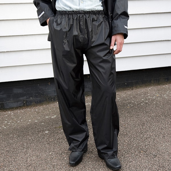 Result Herr Core Stormdri Regnbyxor / Byxor L Svart Black L