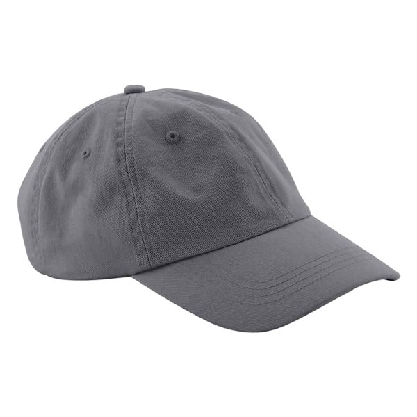 Beechfield Unisex Vuxen Organisk Bomulls Basebollkeps En Storlek Grå Graphic Grey One Size