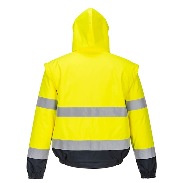 Portwest Herr 2 i 1 Hi-Vis Bomberjacka 4XL Gul Yellow 4XL