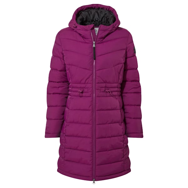 TOG24 Dam/Kvinna Orton Vadderad Parka 20 UK Lila Bär Purple Berry 20 UK