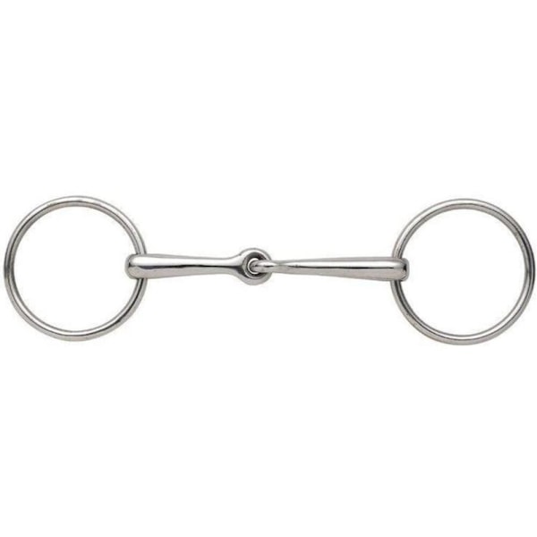 Shires Jointed Horse Löst Ring Snaffle Bit 6in Silver Silver 6in