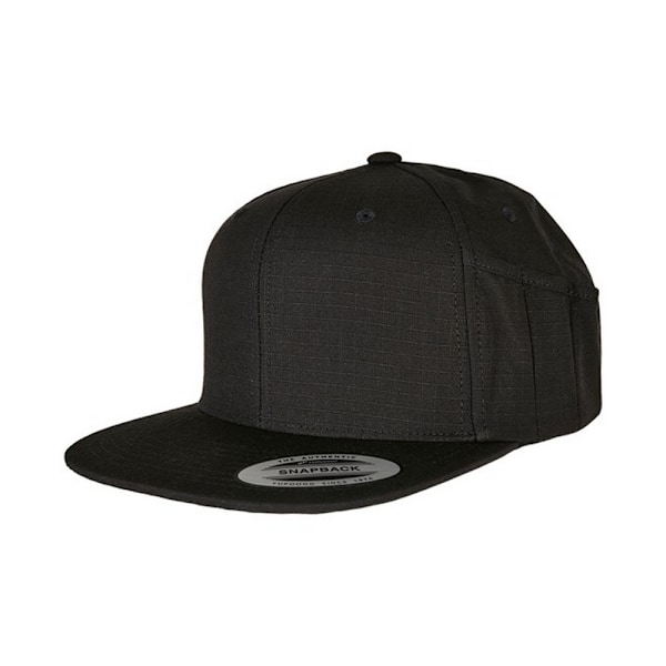 Yupoong Unisex Adult Flexfit Snapback Cap One Size Black Black One Size