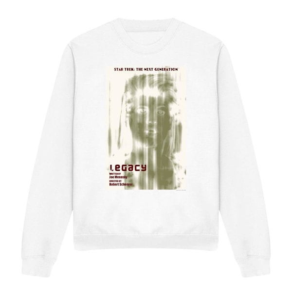 Star Trek Unisex Vuxen The Next Generation Säsong 4 Avsnitt 6 S White L