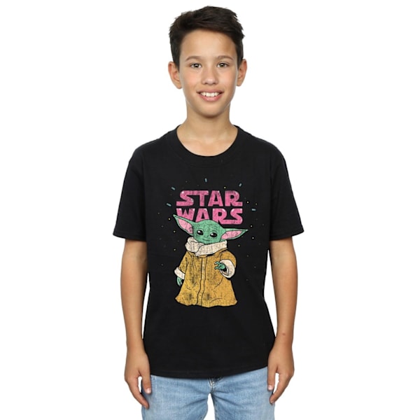 Star Wars Pojkar The Mandalorian The Child T-shirt 12-13 år Svart Black 12-13 Years