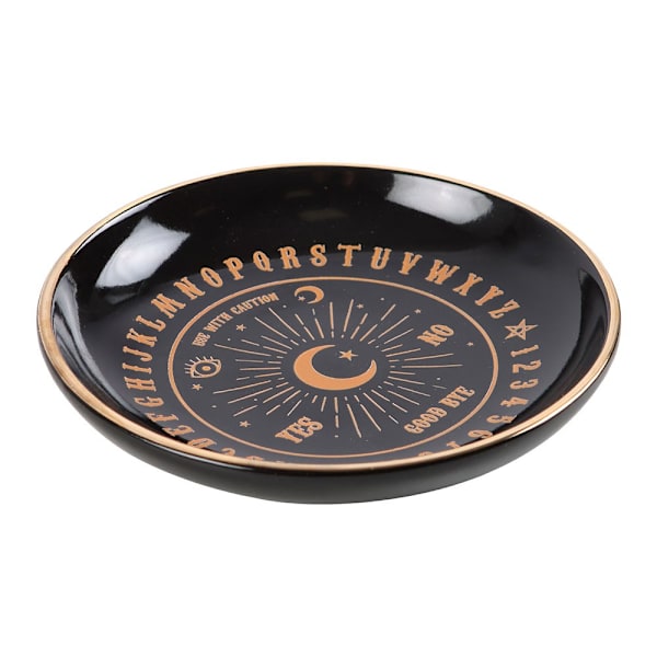 Something Different Talking Board Prydnadsskål En Storlek Svart/G Black/Gold One Size