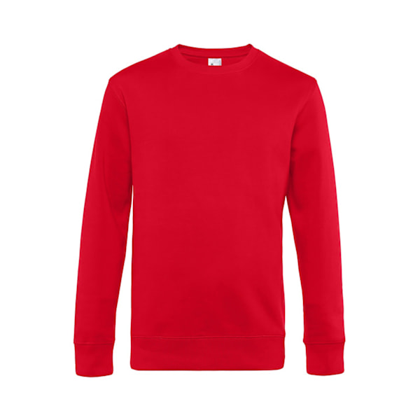 B&C Herr King Sweatshirt L Röd Red L