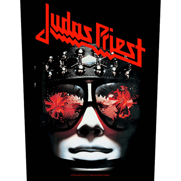 Judas Priest Hell-Bent For Leather Patch One Size Svart/Röd Black/Red One Size