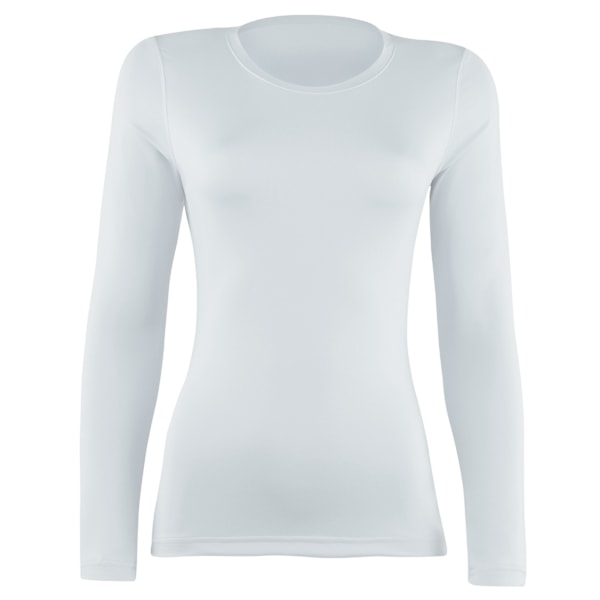 Rhino Dam/Damer Sports Baselayer Långärmad 16 Vit White 16