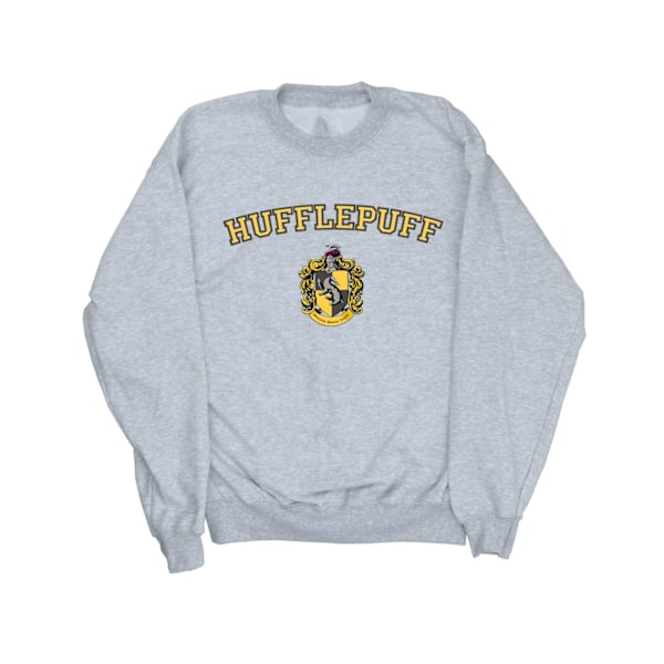 Harry Potter Hufflepuff Crest Sweatshirt för män 3XL Sports Grey Sports Grey 3XL