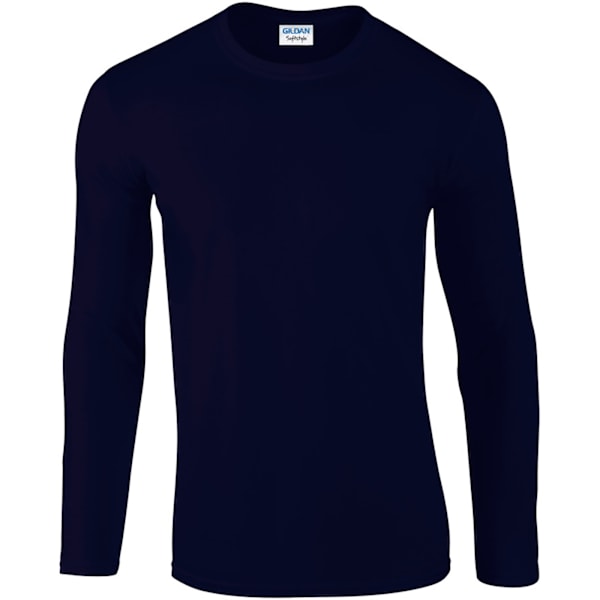 Gildan Soft Style långärmad T-shirt för män (5-pack) M Navy Navy M