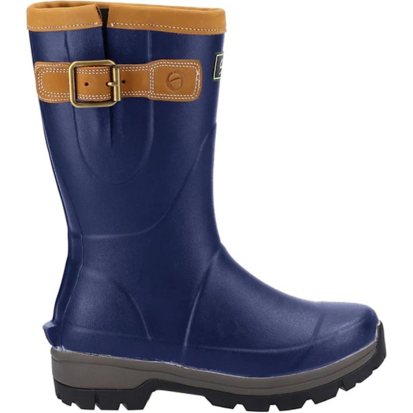 Cotswold Unisex Adult Stratus Läder Korta Wellington Stövlar 9 Navy 9 UK