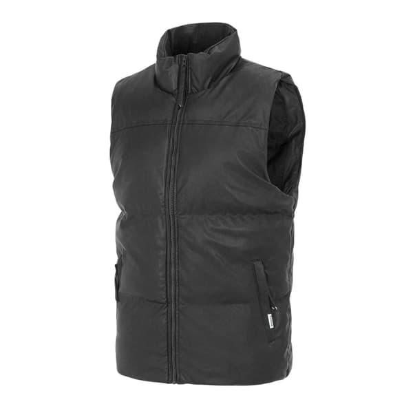 Firetrap Herr PU Vadderad Gilet M Svart Black M
