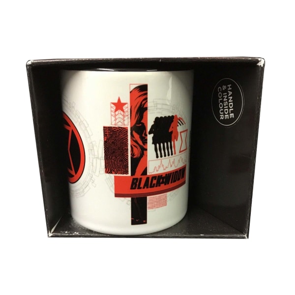 Black Widow Iconic Mug One Size Vit/Svart/Röd White/Black/Red One Size