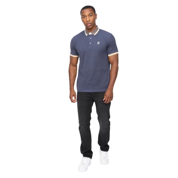 Crosshatch Herr Chimlacks Pikétröja M Denimblå Denim Blue M