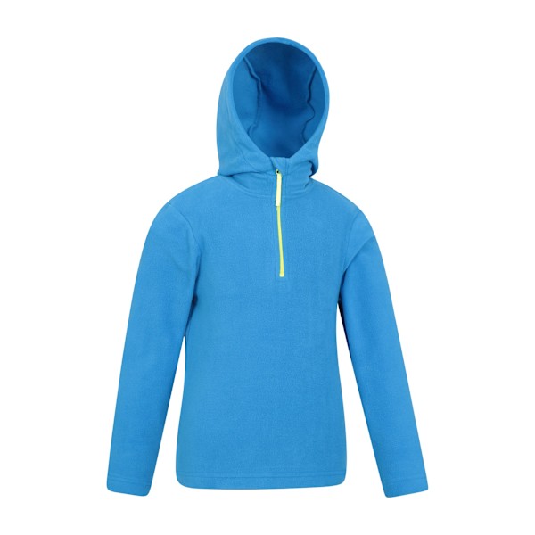 Mountain Warehouse Barn/Kids Camber II Fleece Hoodie 7-8 år Cobalt 7-8 Years