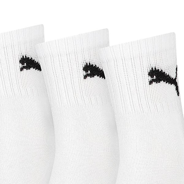 Puma Unisex Crew Socks (3-pack) 6 UK-8 UK Vit White 6 UK-8 UK