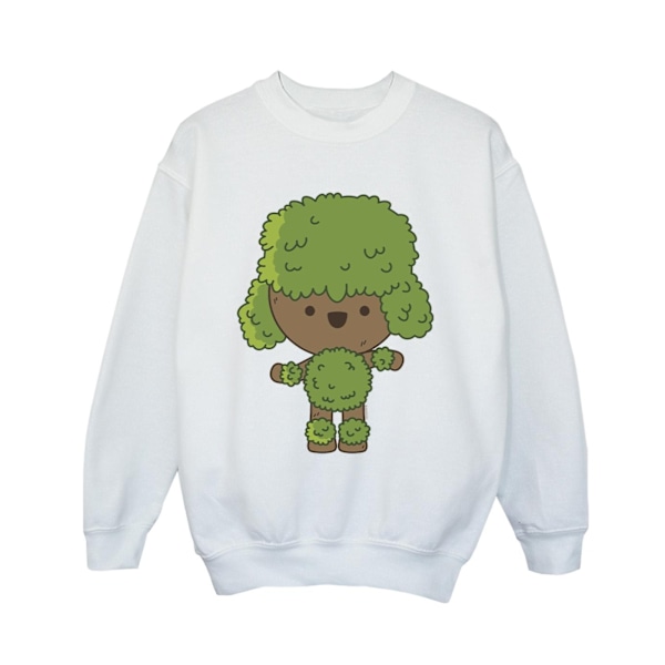 Marvel Boys I Am Groot Chibi Dance Sweatshirt 5-6 år Vit White 5-6 Years