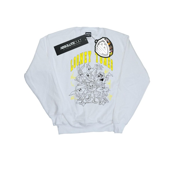 Looney Tunes Tjejer Basket Squad Sweatshirt 12-13 År Vit White 12-13 Years