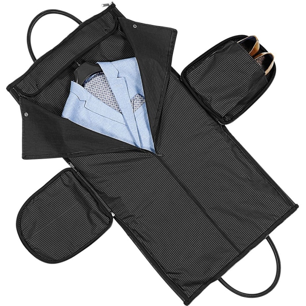 Quadra Nuhide Garment Weekender Duffel/Holdall Bag One Size Bla Black One Size