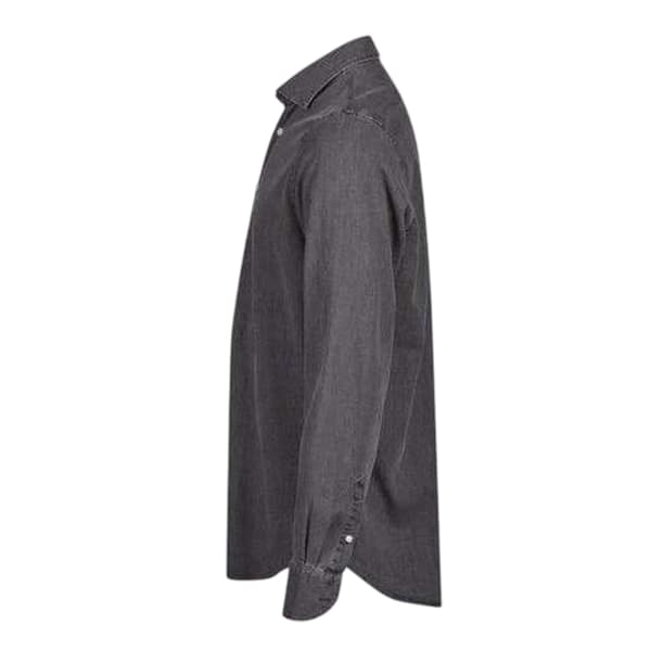 Tee Jays Herr Denimskjorta S Svart Denim Black Denim S