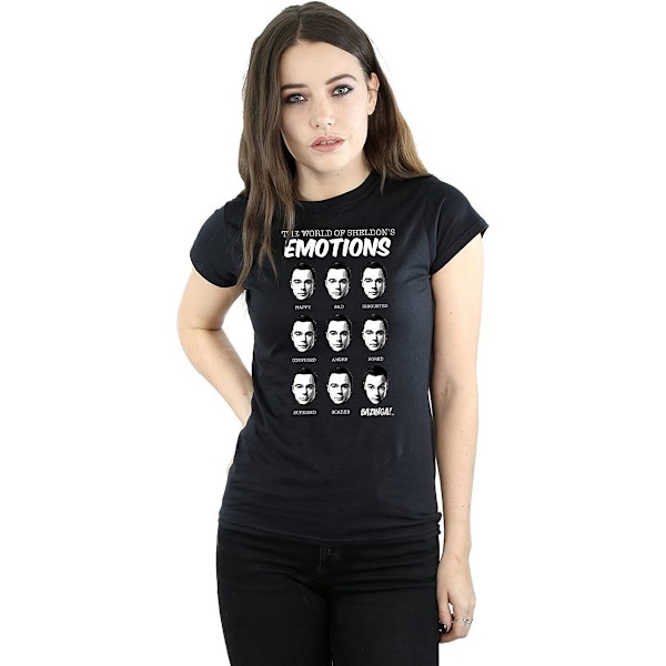 The Big Bang Theory Dam/Damer Emotions Sheldon Bomull Pojkvän Navy Blue XL