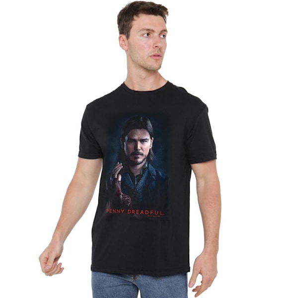 Penny Dreadful Herr Ethan T-Shirt 3XL Svart Black 3XL