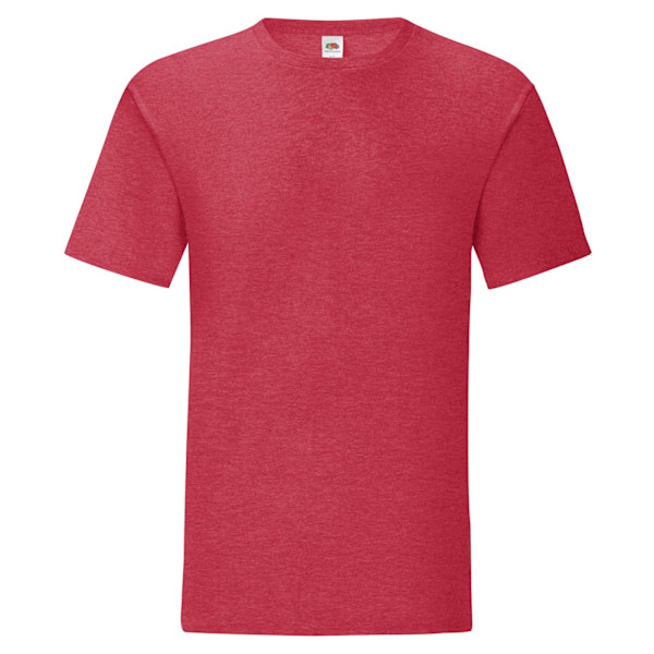 Fruit of the Loom Mens Iconic 150 Heather T-Shirt XXL Heather R Heather Red XXL