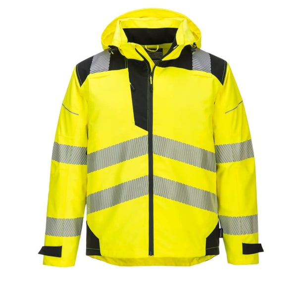 Portwest Mens PW3 Extreme Hi-Vis Waterproof Jacket M Gul/Bla Yellow/Black M