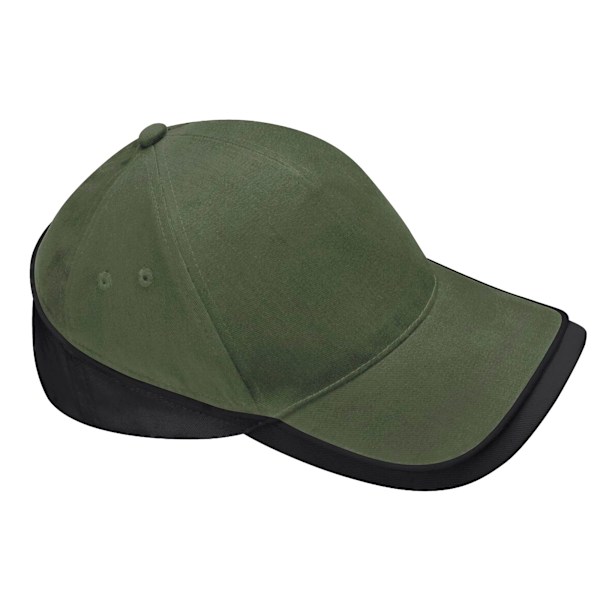 Beechfield Teamwear Competition Cap One Size Olive Green/Black Olive Green/Black One Size