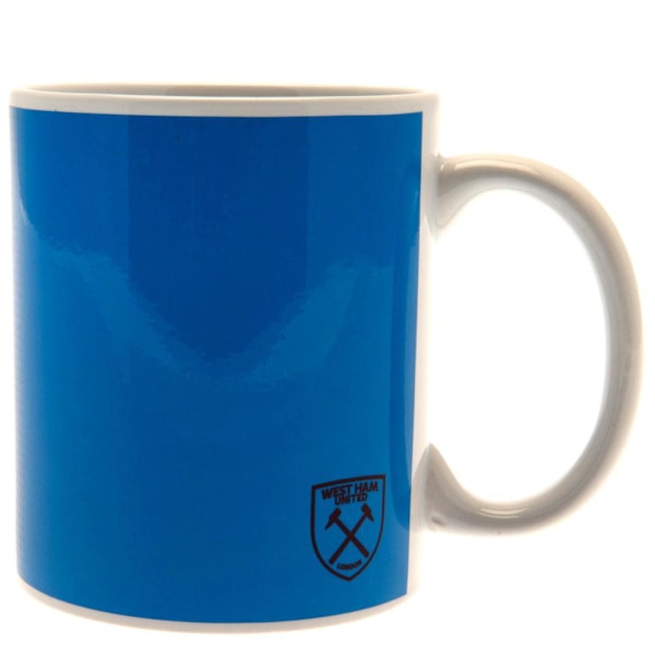 West Ham United FC Stor Crest Mugg En Storlek Claret Claret One Size
