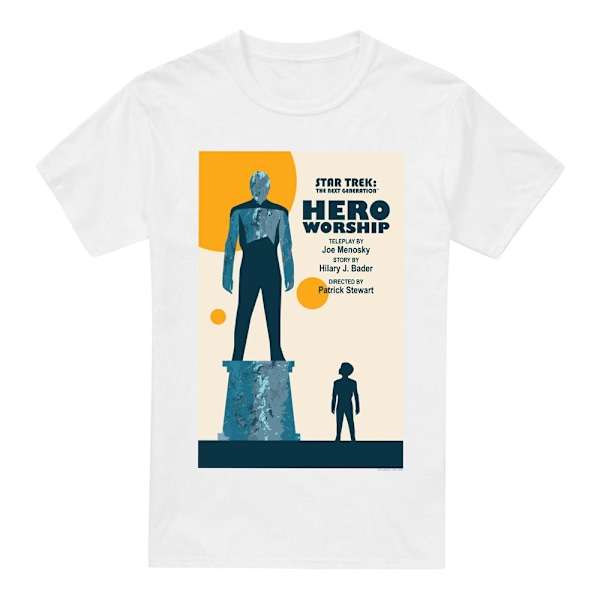 Star Trek Herr The Next Generation Säsong 5 Avsnitt 11 T-Shirt White XXL