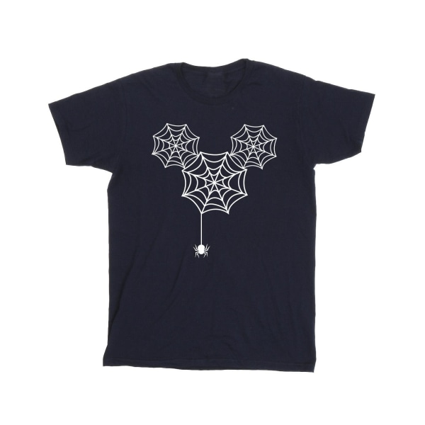 Disney Girls Musse Pigg Spider Web Head bomull T-shirt 3-4 Ye Navy Blue 3-4 Years