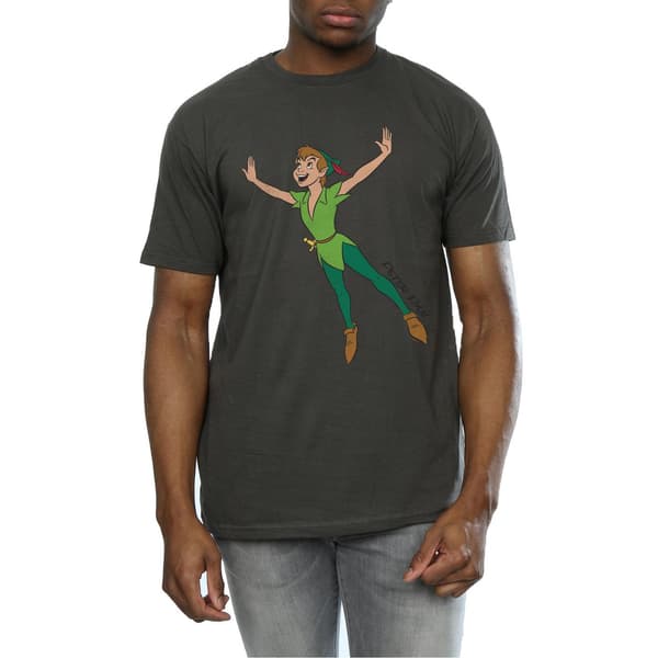Peter Pan Herr Klassisk Flygande Heather T-Shirt S Ljus Grafit Light Graphite S