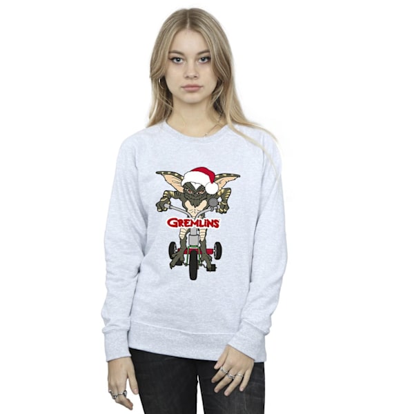 Gremlins Dam/Damcykel Logo Sweatshirt XL Sports Grey Sports Grey XL