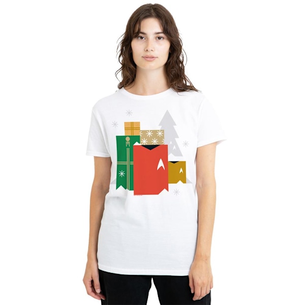Star Trek: The Original Series Unisex Vuxen Present Jul T-shirt White XL
