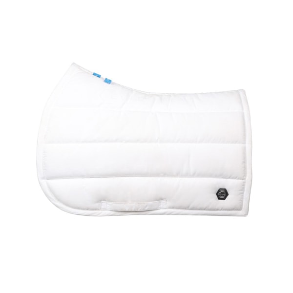 Coldstream Belford Suede Hästsadelpad Pony/Cob Vit White Pony/Cob