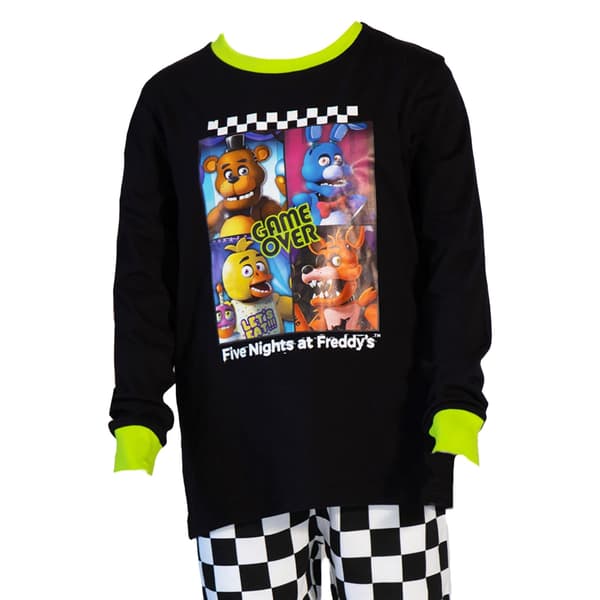 Five Nights At Freddys Barn/Barn Game Over Lång Pyjamas Set Multicoloured 7-8 Years