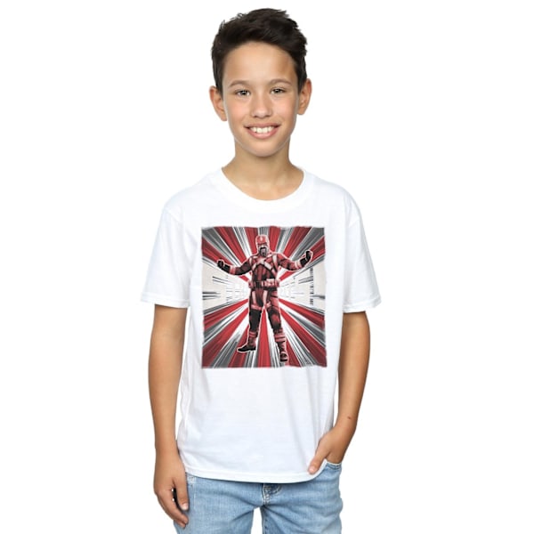 Marvel Boys Black Widow Movie Red Sparrow Passar T-shirt 5-6 år White 5-6 Years