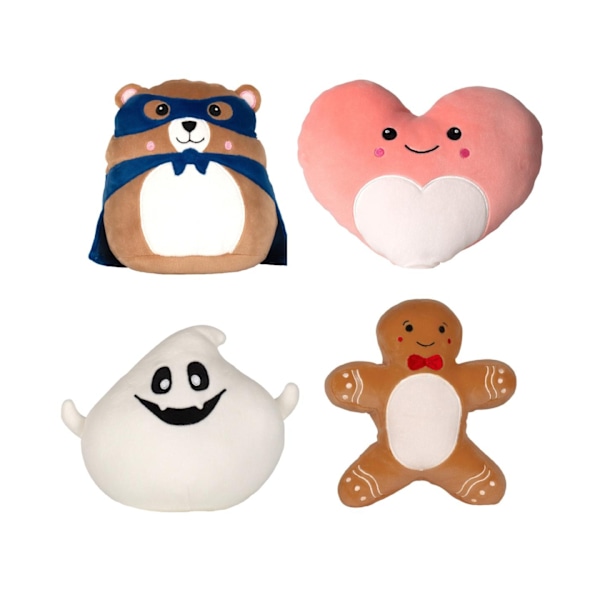 Mumbles SquidgeMe Spöke Karaktär Plysch Leksak En Storlek Vit White One Size