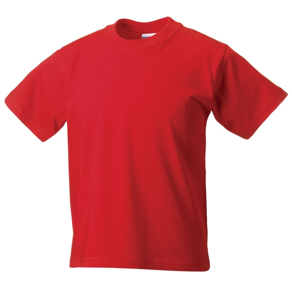 Jerzees Schoolgear Childrens Classic Plain T-Shirt (Pack of 2) Black 7-8