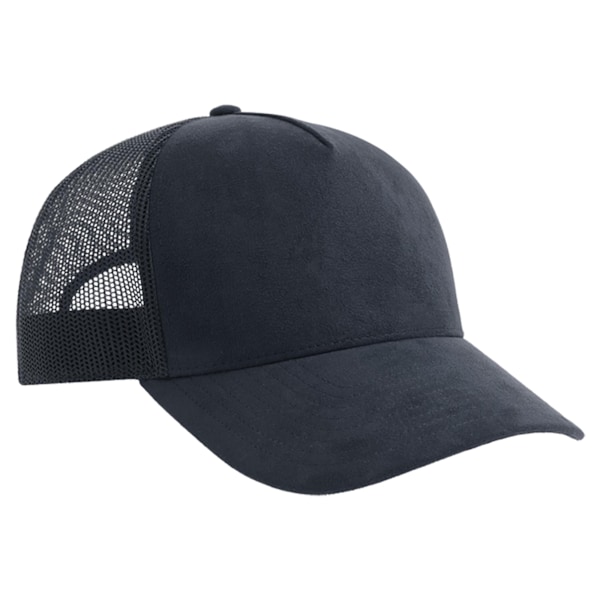 Atlantis Unisex Vuxen Rapper 5 Panel Mocka Hållbar Truckerkeps Navy One Size
