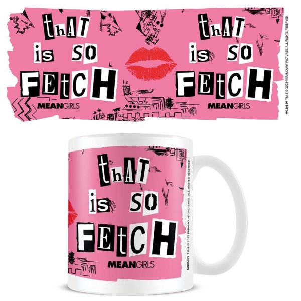 Mean Girls That Is So Fetch Mugg One Size Vit/Rosa/Svart White/Pink/Black One Size
