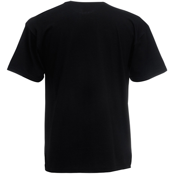Herr T-shirt med kort ärm Casual Large Jet Black Jet Black Large