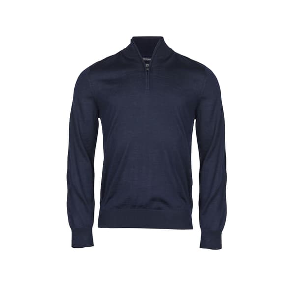 Tee Jays Herr Half Zip Tröja M Marinblå Navy M