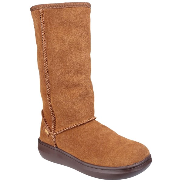 Rocket Dog Sugardaddy Dam/Dam Läder Drag På Stövlar 8 UK C Chestnut 8 UK