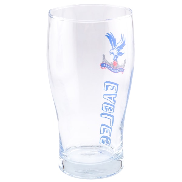 Crystal Palace FC Tulip Pint Glas One Size Klar Clear One Size