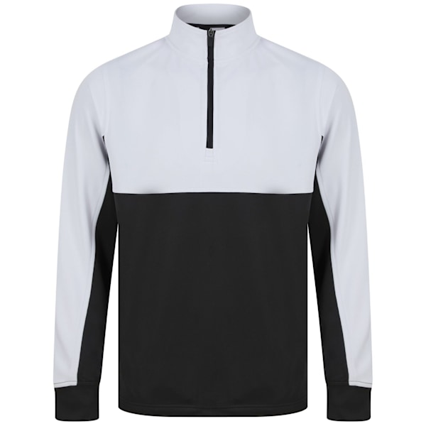 Finden & Hales Barn/Barn Quarter Zip Träningsjacka 9-10 År Black/White 9-10 Years