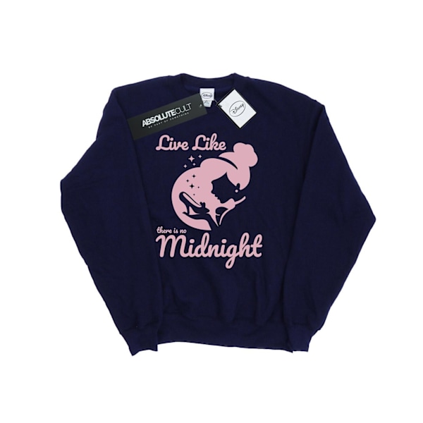 Disney Princess Mens Cinderella No Midnight Sweatshirt M Navy B Navy Blue M