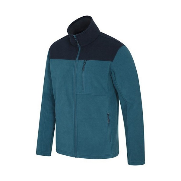 Mountain Warehouse Buchanan Fleecejacka XXL Blå för Herr Blue XXL